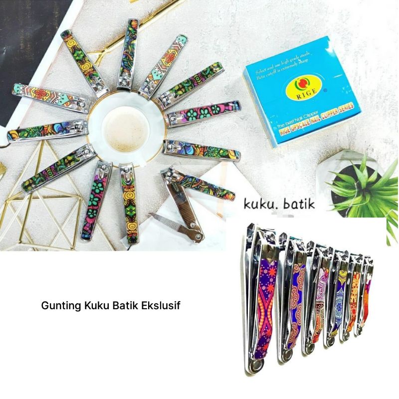 Gunting Kuku Batik Besar Ekslusif design