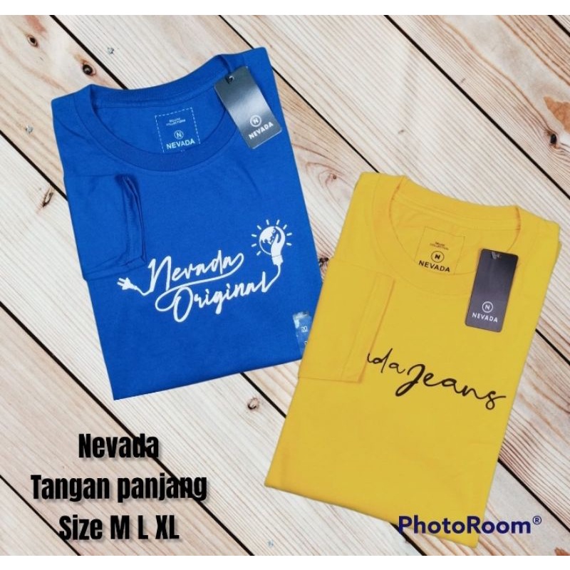 Kaos Nevada Lengan Panjang
