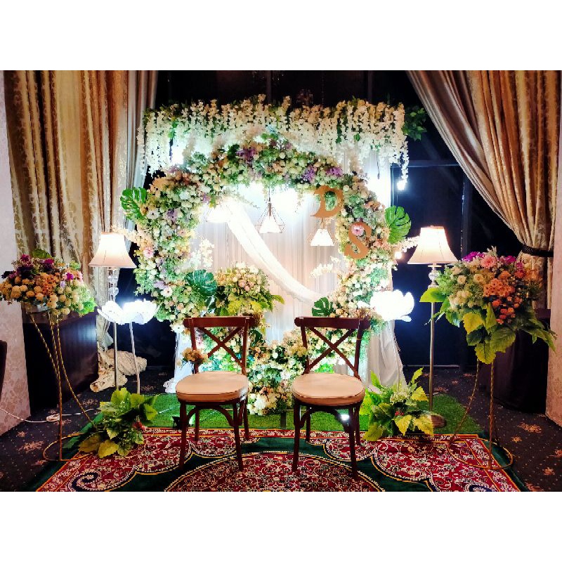 backdrop pelaminan mini 3 meter