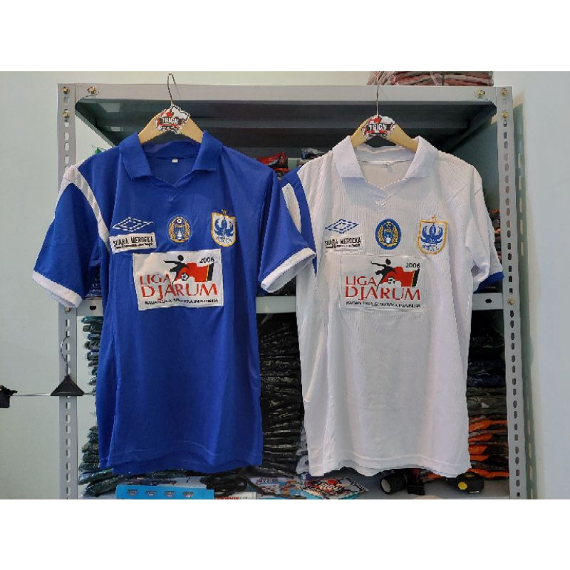 [ Bisa bayar di tempat / CoD ] Jersey kaos bola PSIS Semarang klasik retro Liga Djarum 2006