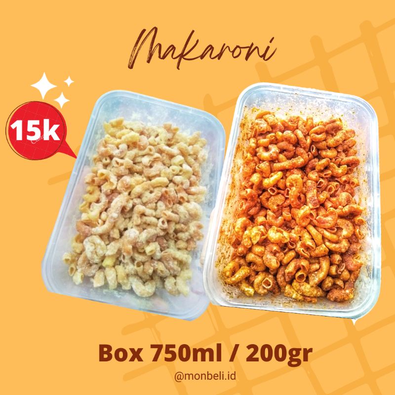 

MAKARONI (basah/kering) 750ml
