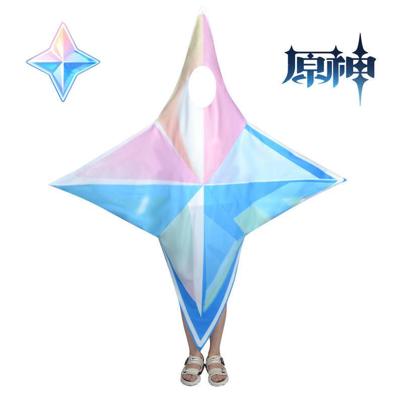 【Wetrose】Genshin Impact Primogem Primordial Stone Cosplay Costume Halloween