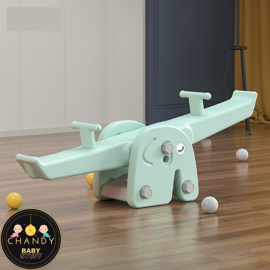 MAINAN ANAK JUNGKAT JUNGKIT ELEPHANT SEESAW JM-30306