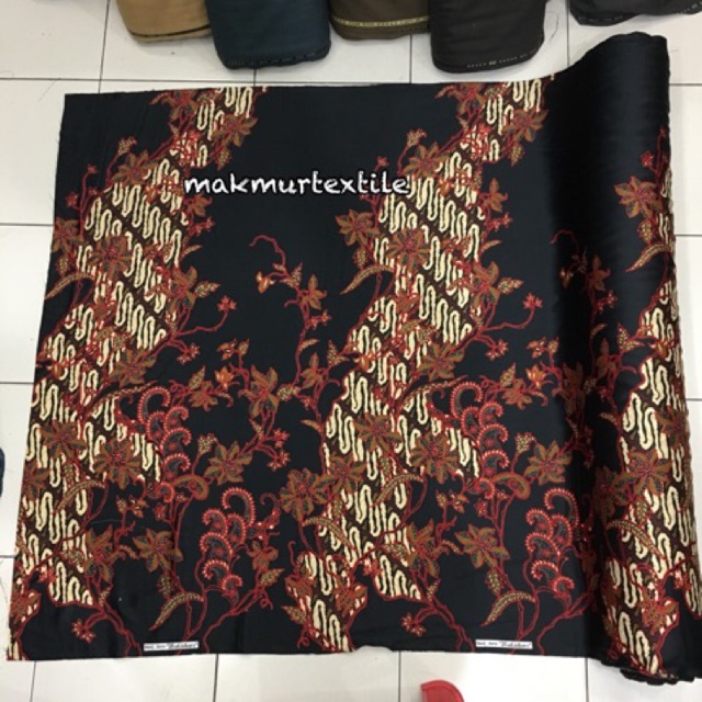 Kain Batik Sutra Halus 4 Batik Silky Batik Motif Pola Shopee Indonesia
