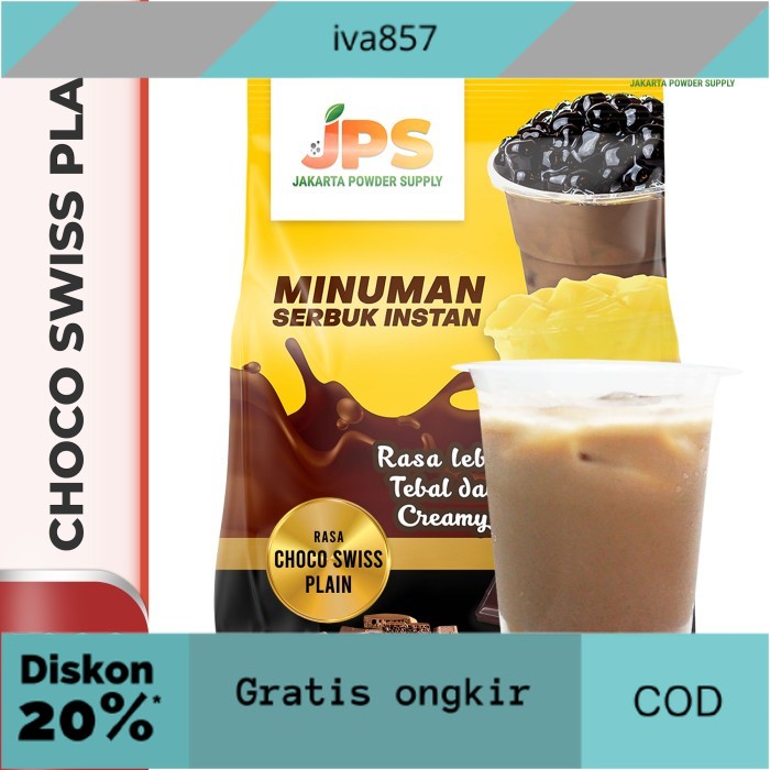 

PROMO Bubuk JPS Choco Swiss Plain 1 Kg GRATIS ONGKIR