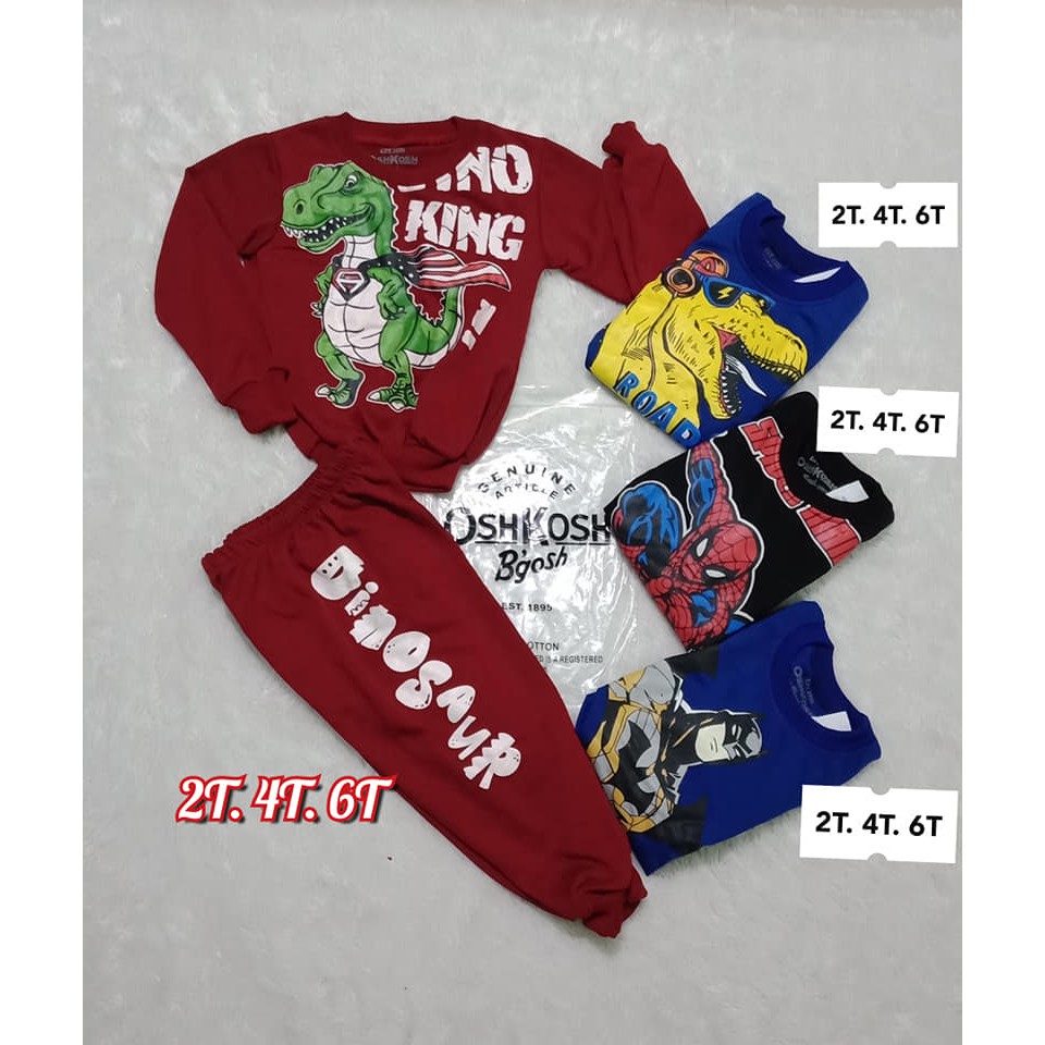 pilih motif oshkosh setelan anak laki laki 2 tahun sampai 6 tahun