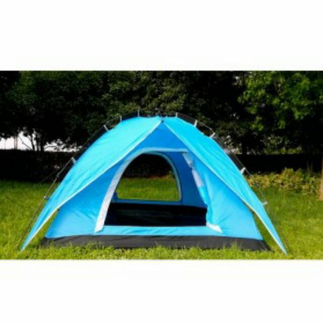 Tenda Camping/ Anti Wind Bunk Camping Tent - Blue OMSE2MBL