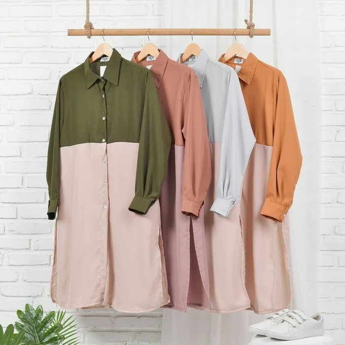 ZUVIA TUNIK Baju Atasan Wanita Baju Tunik  Terbaru 2020 Baju Tunik Rayon Termurah BUSUI