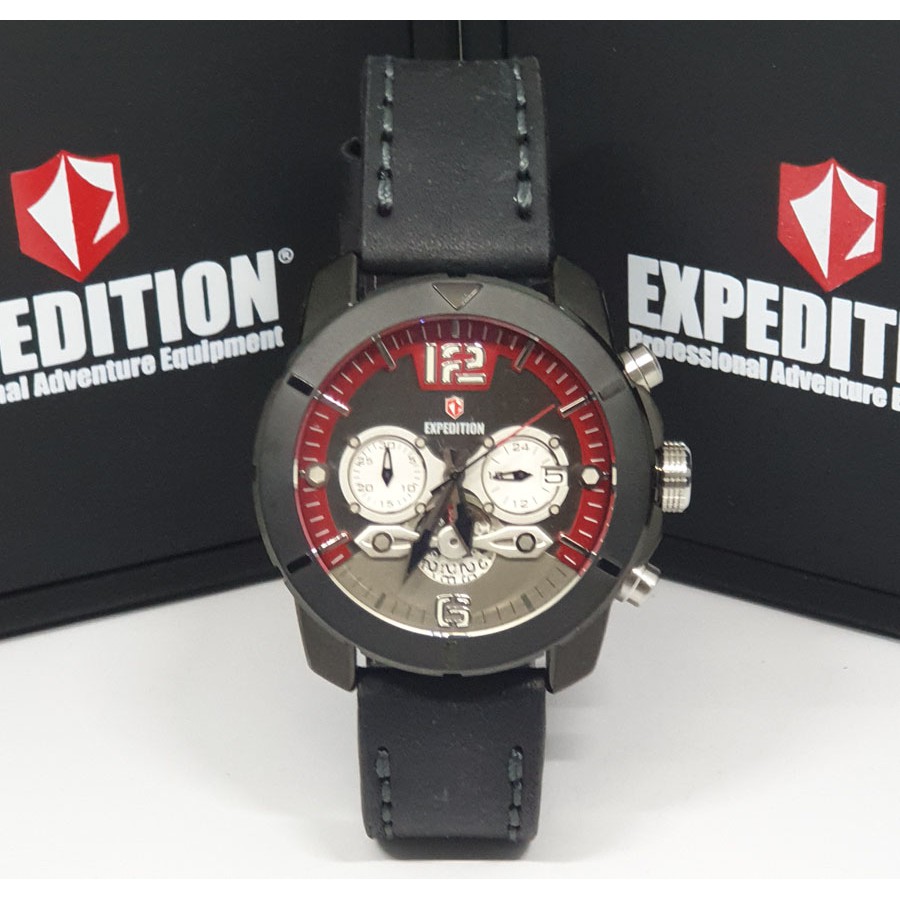 Expedition E 6761 Black Jam Tangan Pria Original