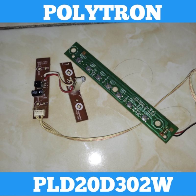 Pcb Sensor & Pcb Tombol TV LED POLYTRON PLD20D302W Sensor TV LED POLYTRON PLD20D302W Sensor POLYTRON
