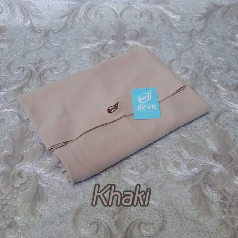 hijab instan bergo malay | jersey premium devo hijab-(Khaki) (BM)