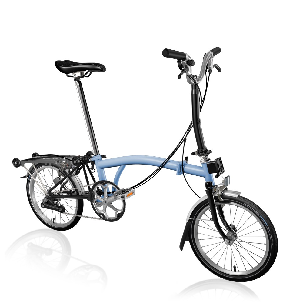 SEPEDA LIPAT BROMPTON M6R - CLOUD BLUE/BLACK