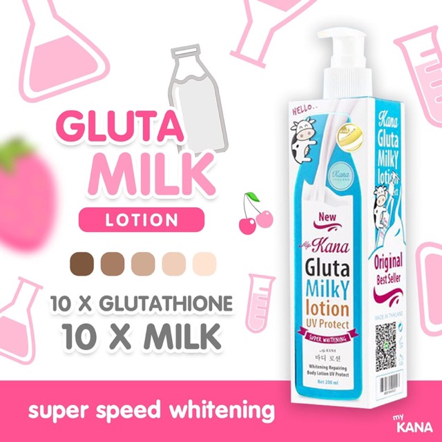 New MYKANA Gluta Milky Lotion