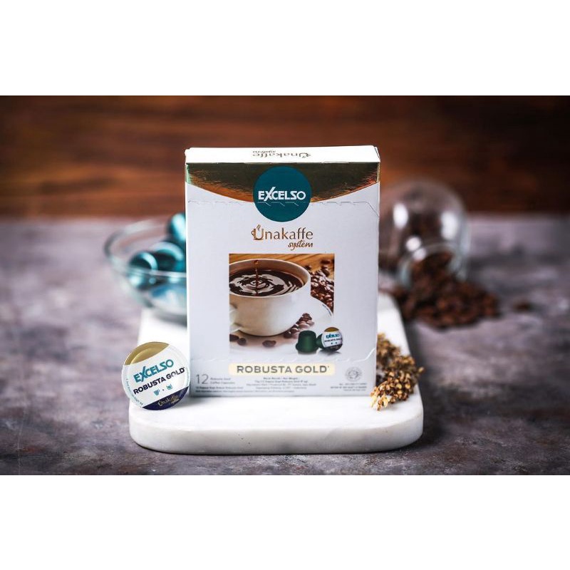 

Excelso Unakaffe Robusta Gold (12 Pods/6 GR)