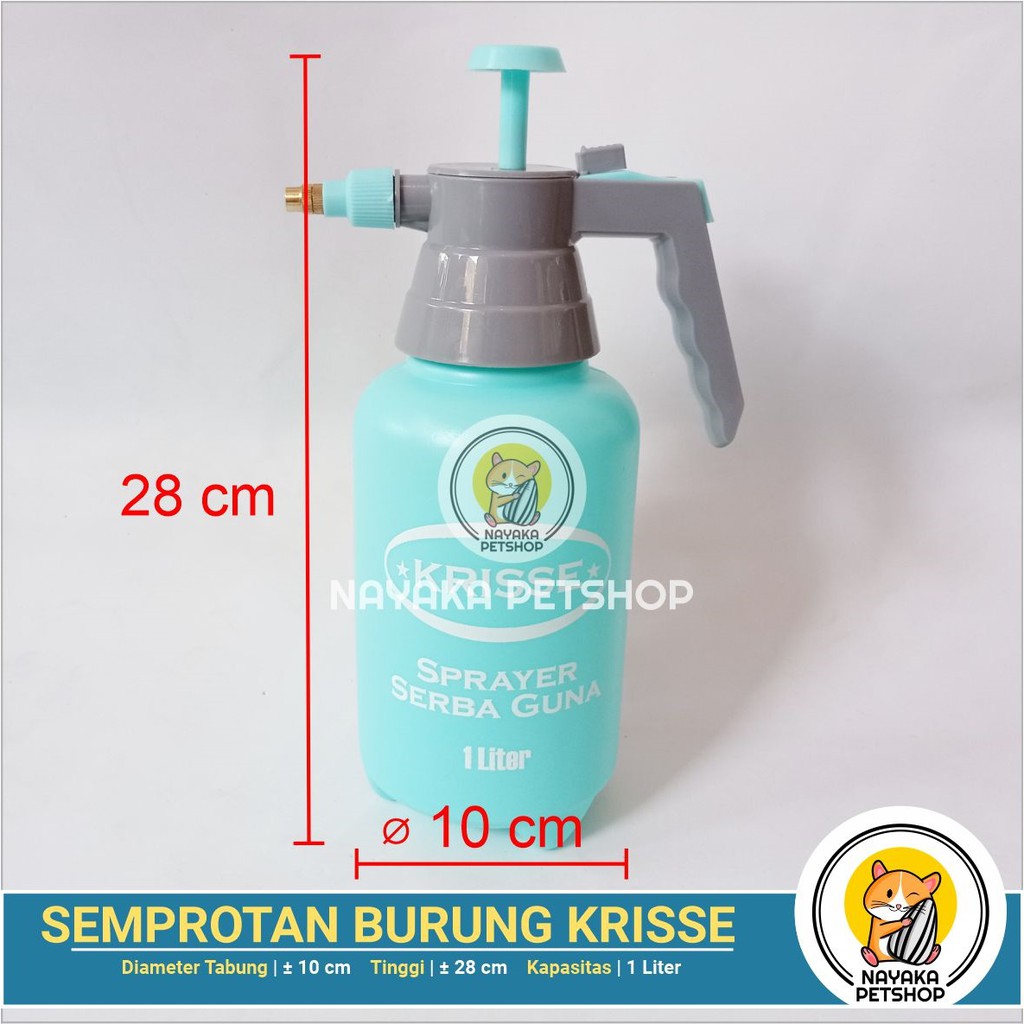 Semprotan Burung Sprayer Air Tanaman Krisse 1 Liter