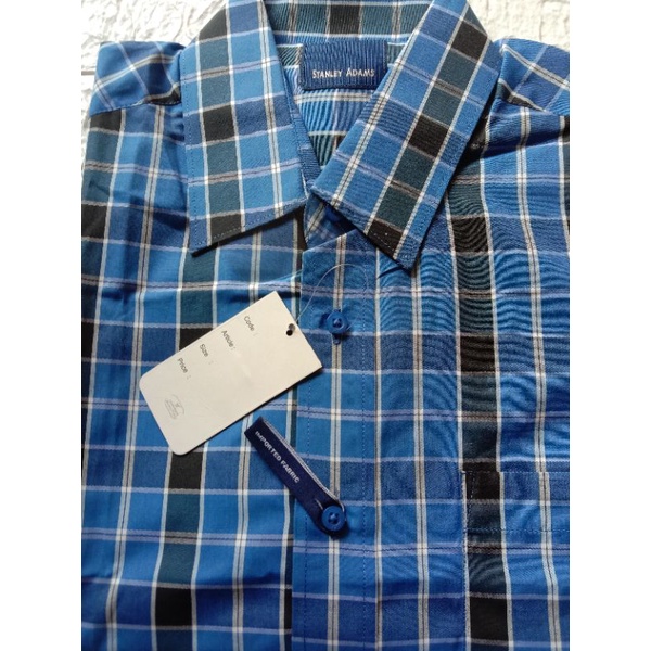 KEMEJA STANLEY ADAMS LENGAN PENDEK PRIA DEWASA.KEMEJA LENGAN PENDEK STANLEY ADAMS .KEMEJA.