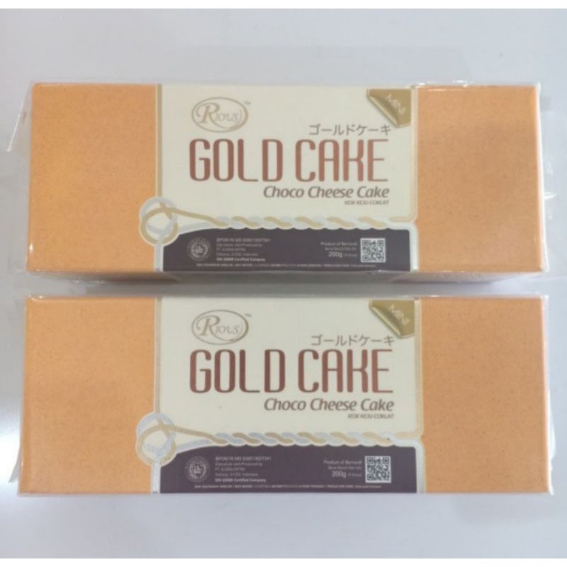 

Rious Gold Cake Choco Cheese Cake / Bolu Coklat Keju