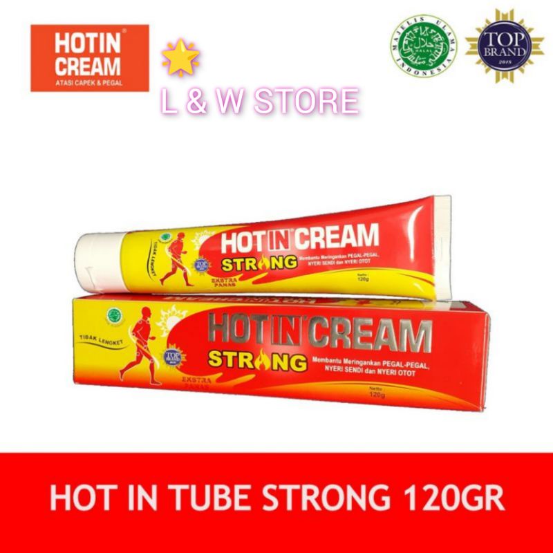 HOT IN CREAM STRONG TUBE 120 gram