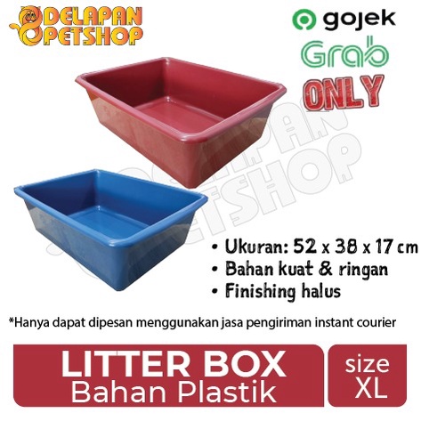 Litter Box Size XL Motif Paw / Baskom Bak Pasir Kucing Ukuran XL