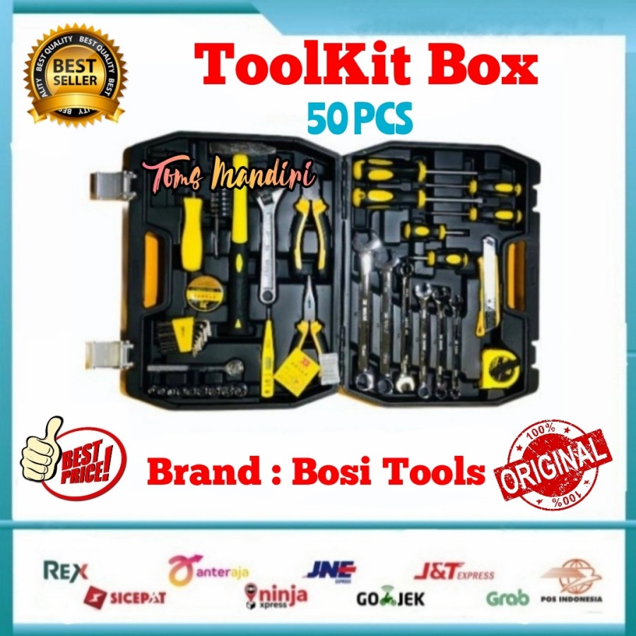 Jual Multipro Tool Kit Set Pcs Electric Tool Set Bosi Tools