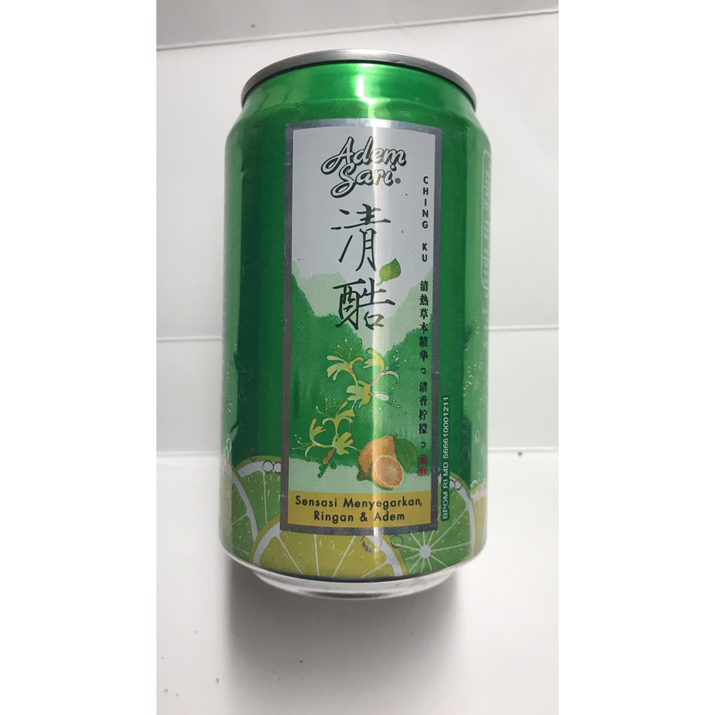 

Adem Sari Ching Ku 320ml / Ademsari Chingku Kaleng 320 ml / Lemon Dus