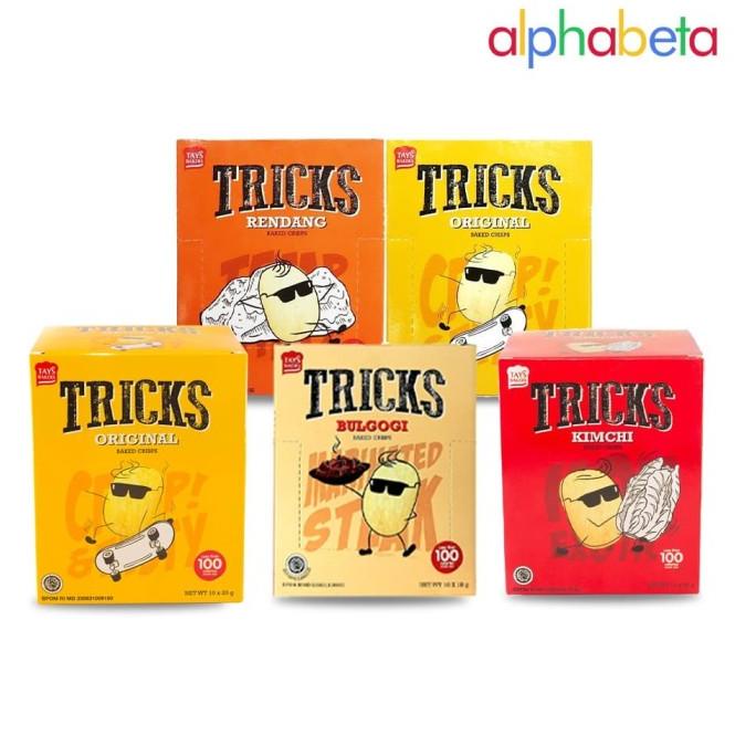 

PROMO TRICKS CRISPS POTATO BAKED 10 X 18 GR - BISKUIT KENTANG PANGGANG MURAH