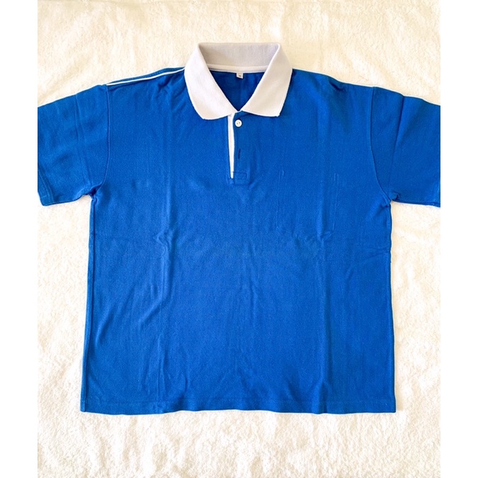 Baju Polo Shirt Anak Biru