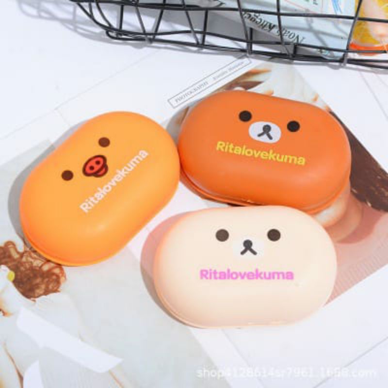 ~ PIYOSHI08 ~ Tempat Sabun Mandi Motif Bear Lucu / Cute Soap Bar Case PR109