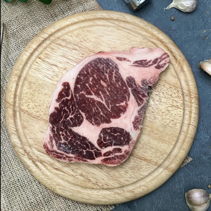 

US PRIME RIB EYE LIP ON STEAK - 200 Gram