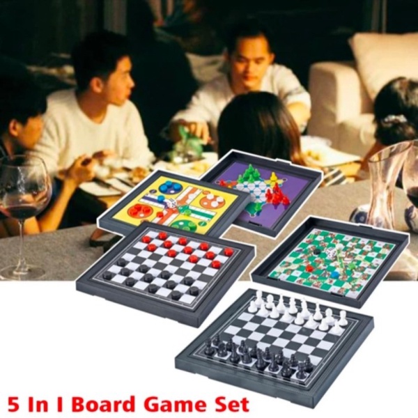 

5 PLAY MAGNETIC in INDOOR 1 Catur BOARD Anak Edukasi Berkualitas Mainan Unik Papan