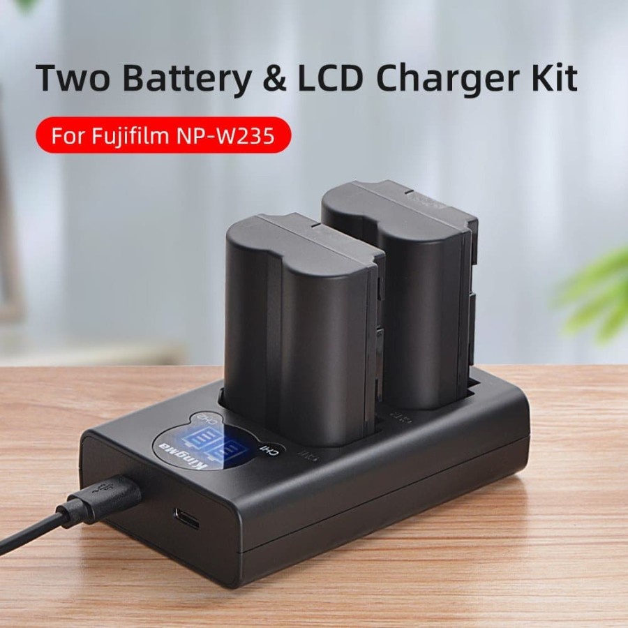 KINGMA CHARGER FUJI LCD  NP-W235