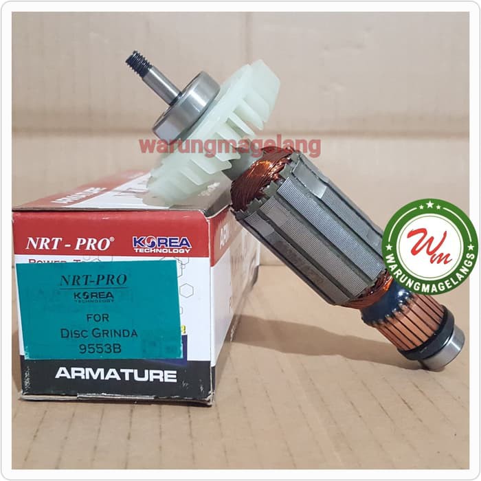 Armature Angker Mesin Gerinda 9553b 9553 B Nrt-pro Nrt Pro
