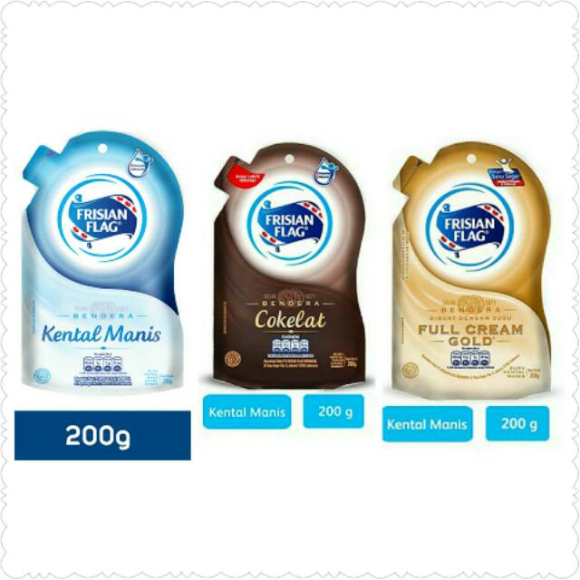 Susu Frisian Flag susu kental manis Pouch 200gr