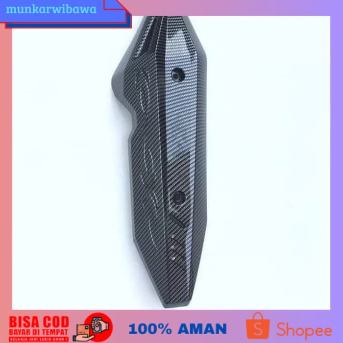 (BISA COD) AKSESORIS MOTOR COVER KNALPOT CARBON VARIO 150 NEW 2018 KEYLESS
