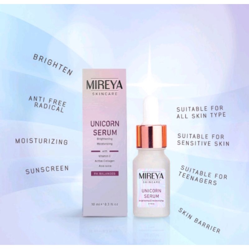 Mireya Unicorn Serum Brightening &amp; Moisturizing 10ml
