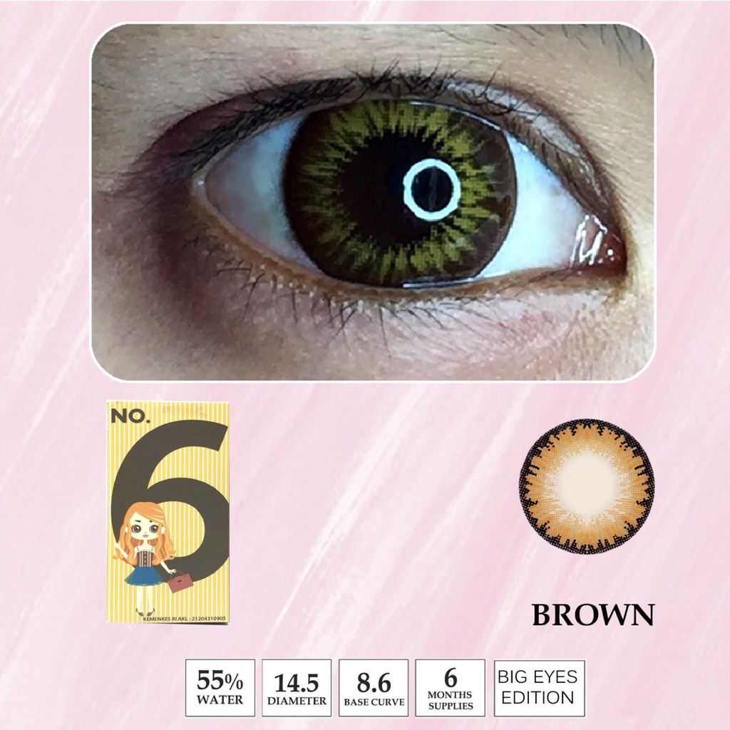 Softlens Minus Alice No 6 lensa warna