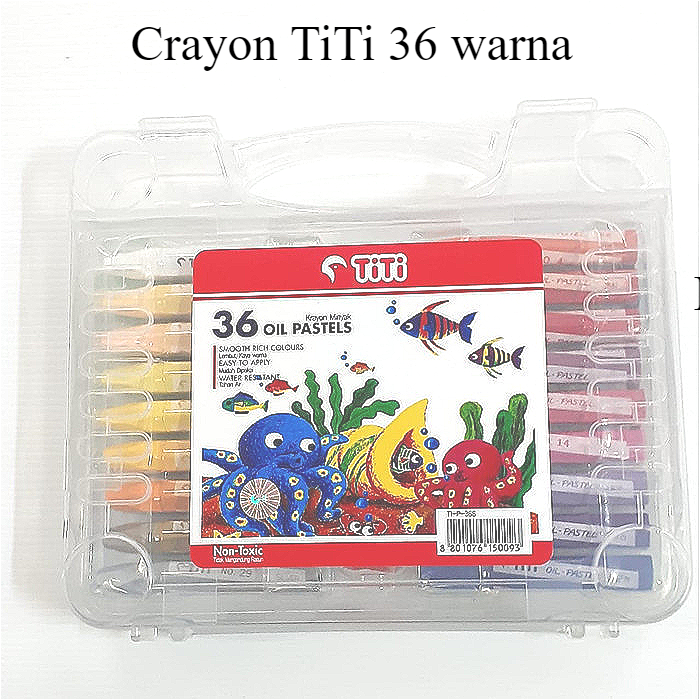 

CRAYON MINYAK TITI 36 WARNA OIL PASTEL | KRAYON | ATK