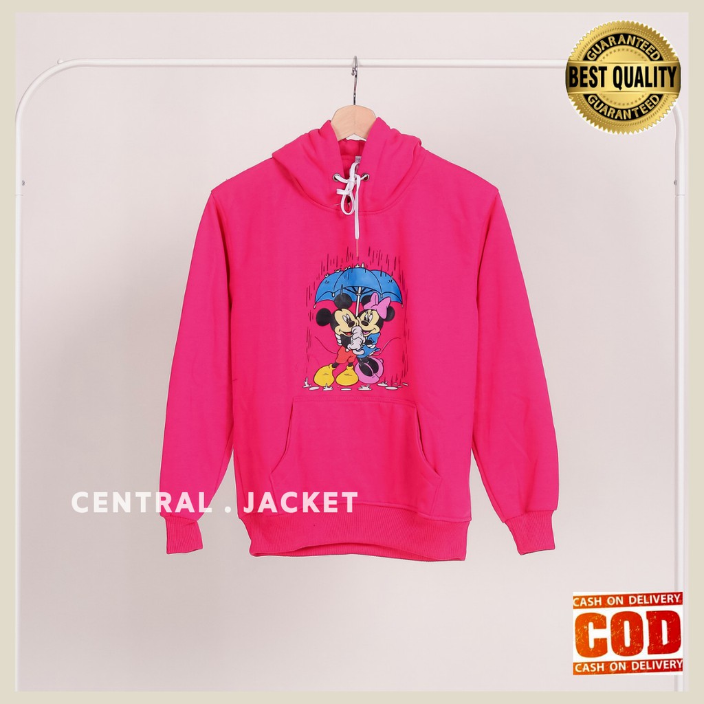 HOODIE REMAJA PEREMPUAN KARAKTER MICKEY - SWEATER PEREMPUAN DAN LAKI TEBAL PREMIUM