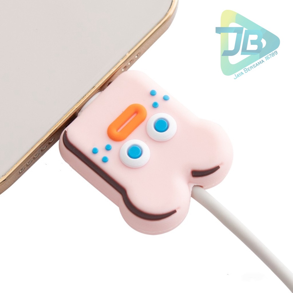 food Cable Bite Pelindung Ujung Kabel Cable Saver Cable Protector karakter makanan JB5455