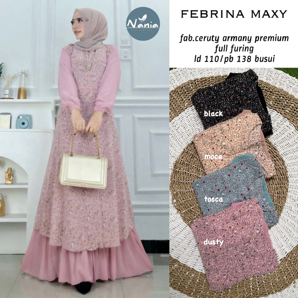 FEBRINA MAXI DRESS ORIGINAL NANIA