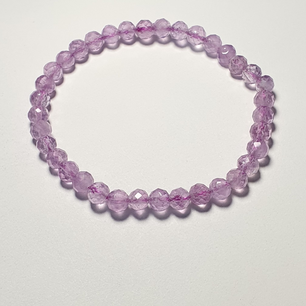 Lavender Quartz Faceted Small Size 6mm