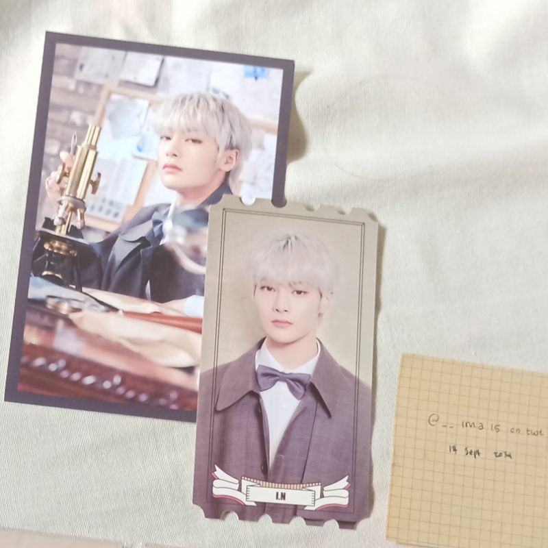POSTCARD PHOTOCARD PHOTO TICKET I.N SKZ-X AYEN JEONGIN STRAYKIDS