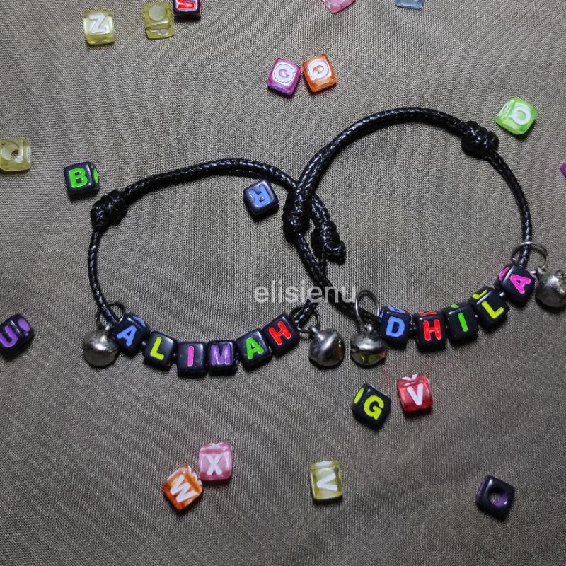 Gelang Custom Nama Dadu