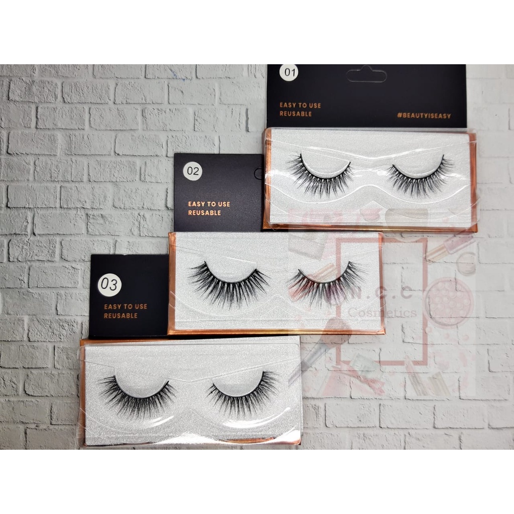 * NCC * Salsa Bulu Mata Premium Faux Eyelashes Prettier Eyes Easy Yo Use