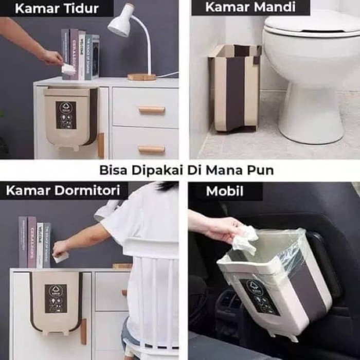 Tempat Sampah Lipat Model Gantung Tempat Sampah Minimalis