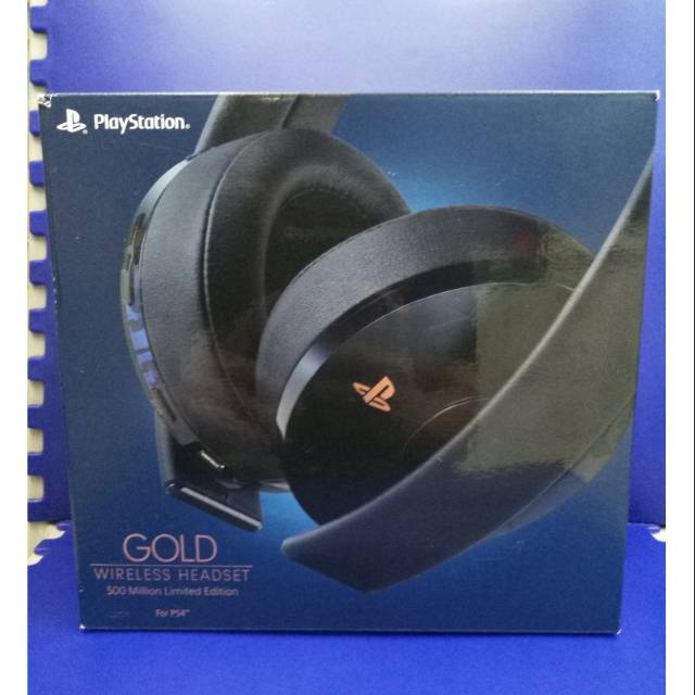 Wireless Gold Wireless Headset 500 Million Limited Edition for PS4