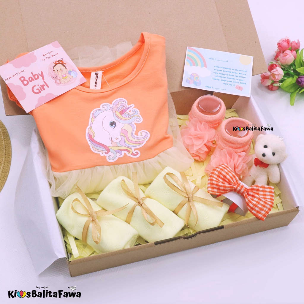 [PRINCESS] Hampers Baby Girl 0-18 Month / Kado Lahiran Bayi Perempuan Bulan Hadiah New Born Gift