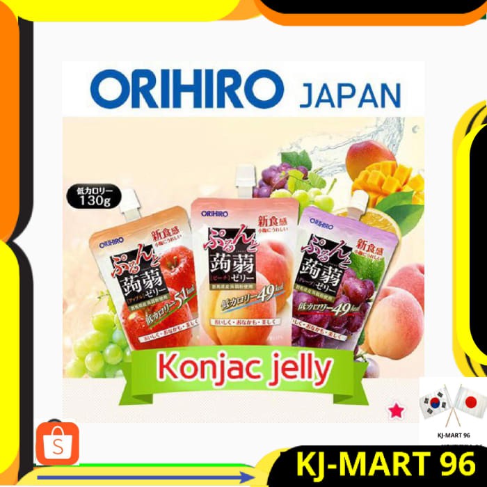 

MAKANAN JEPANG/JAPANESE FOOD ORIHIRO FRUIT KONYAKU JELLY DRINK 130 GR