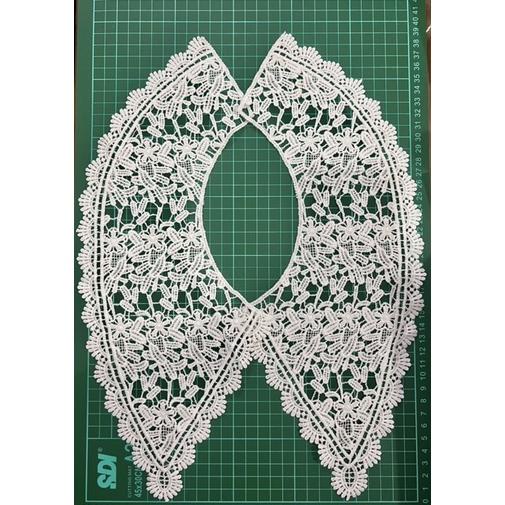 Kerah Jahit, Renda Kerah, Kerah Lebar, Collar Impor