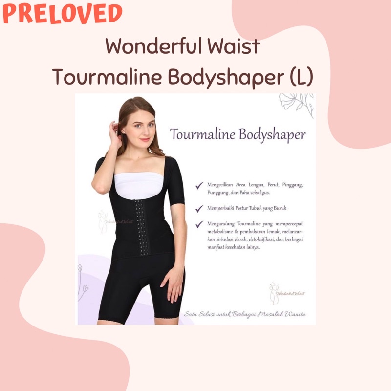 PRELOVED WONDERFUL WAIST Tourmaline full body shaper / korset seluruh badan / pembentuk badan / paka